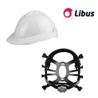 Casco Libus blanco seguridad industrial certificado + arnes reforzado