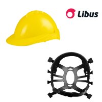 Casco Libus amarillo seguridad industrial certificado + arnes