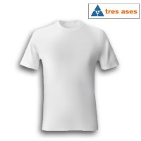 Camiseta de interlock manga corta cuello redondo 3 Tres Ases T. 40/48